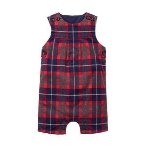 Janie and Jack Infant Boy's Plaid One-Piece Size 0-3 Months